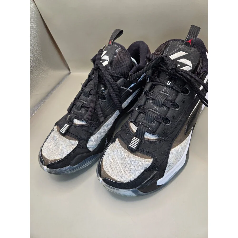 Air Jordan Luka 2 TB Basketball Shoes Mens 12 Black White Athletic Court Sneaker